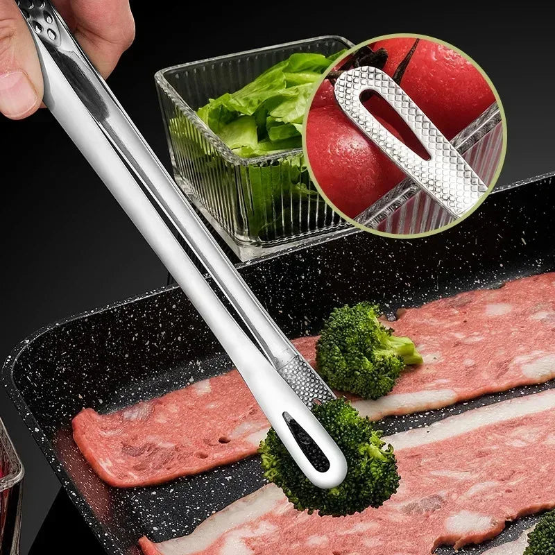 Stainless Steel Kitchen Tongs Clips Barbecue Tongs BBQ Grill Meat Tongs Cooking Tweezers for Food Utensils Kitchen Accessories