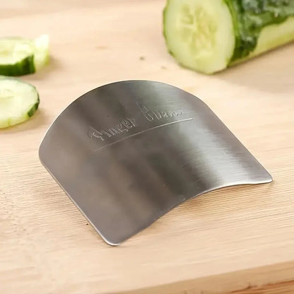 Stainless Steel Vegetable Cutting Finger Guard Hand Guard Kitchen Gadget Protective Cover